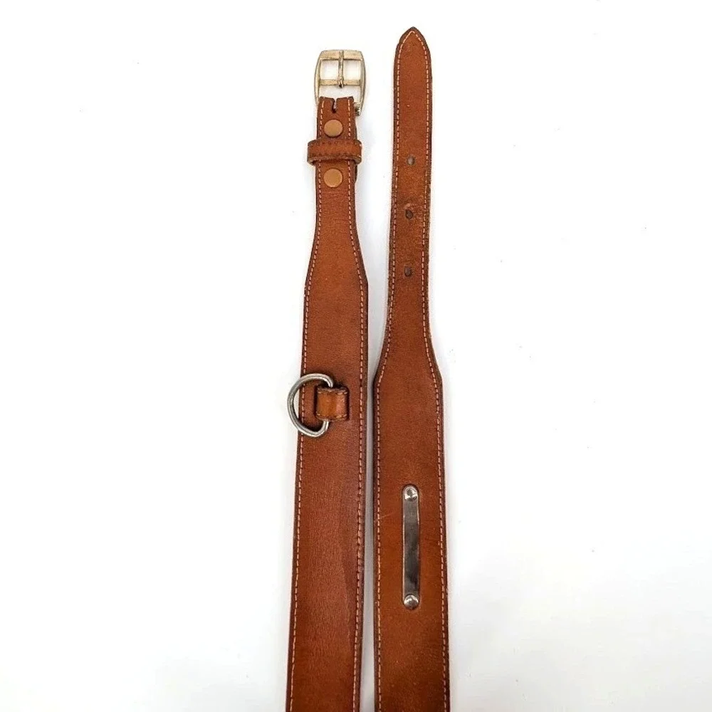 Vintage Neiman Marcus Imported English Saddle Leather Equestrian Belt Size 26